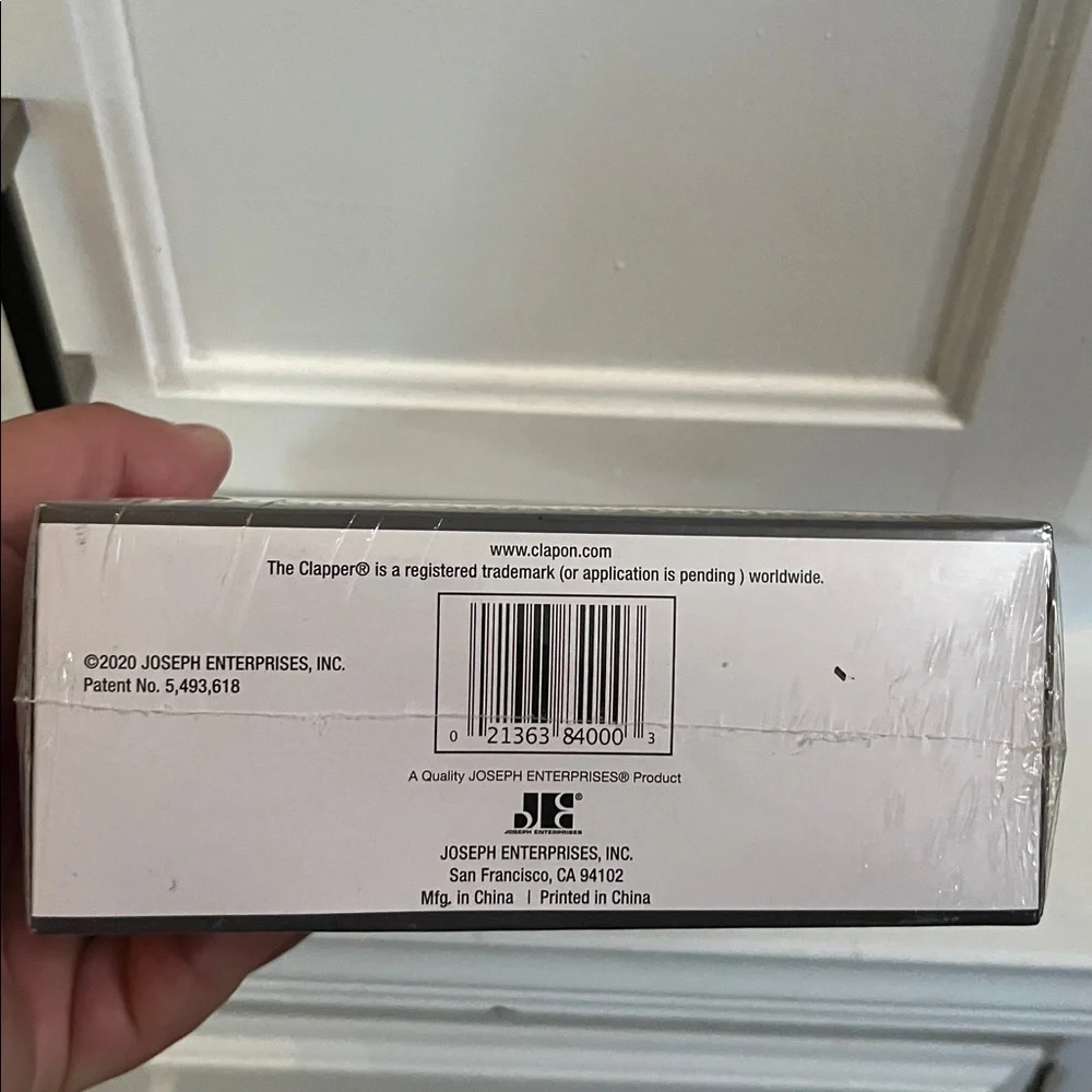The Clapper Sound Activated On/Off Switch - White NWT!! Sealed Box